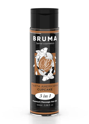 BRUMA - PREMIUM-MASSAGEÖL MIT WÄRMEEFFEKT CUPCAKE-GESCHMACK 3 IN 1 - 100 ML