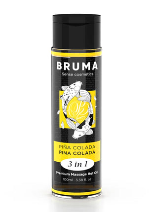 BRUMA - PREMIUM-MASSAGEÖL MIT WÄRMEEFFEKT PINA COLADA-GESCHMACK 3 IN 1 - 100 ML