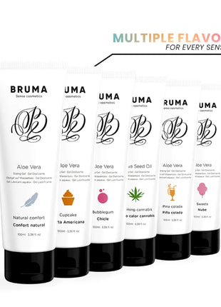 BRUMA - SATIVA-SAMENÖL-GLEITGEL MIT WÄRMENDEM CANNABISGESCHMACK 100 ml - Gleitgel mit Geschmack und Wärmeeffekt