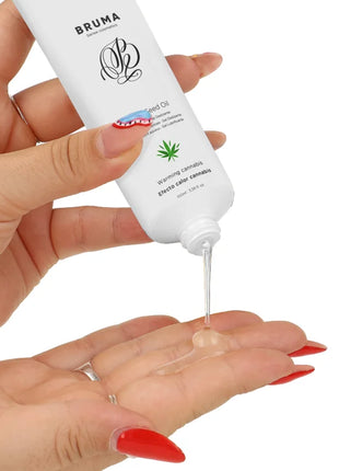 BRUMA - SATIVA-SAMENÖL-GLEITGEL MIT WÄRMENDEM CANNABISGESCHMACK 100 ml - Gleitgel mit Geschmack und Wärmeeffekt