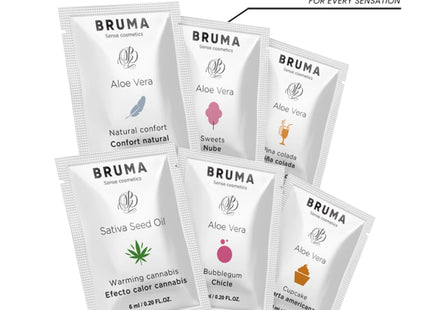BRUMA - SATIVA-SAMENÖL-GLEITGEL MIT WÄRMENDEM CANNABISGESCHMACK 6 ml - Gleitgel mit Geschmack und Wärmeeffekt