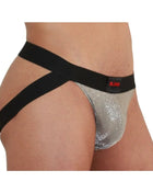 BURN - 001 JOCK GLÄNZEND BEIGE / SCHWARZ S - L