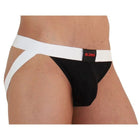 BURN - 004 JOCK GLÄNZEND SCHWARZ / WEISS S - S