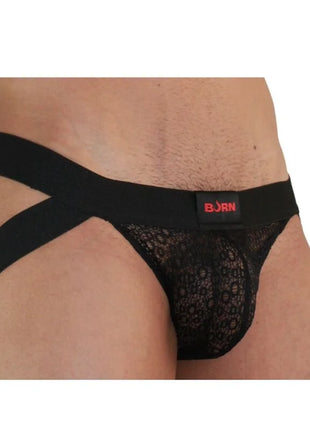BURN - 005 JOCK LINGERIE SCHWARZ S - M