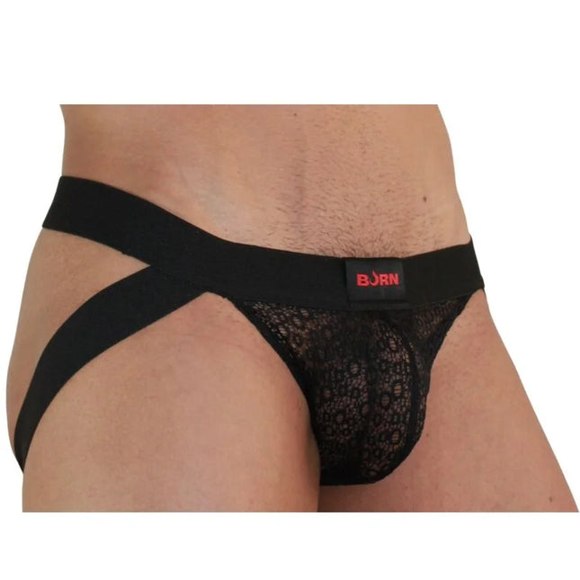 BURN - 005 JOCK LINGERIE SCHWARZ S - S