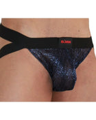 BURN - 006 JOCK GLÄNZEND BLAU / SCHWARZ S - S