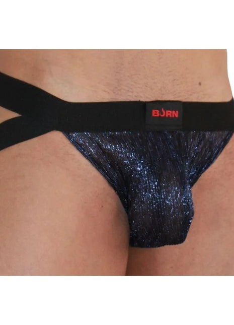 BURN - 006 JOCK GLÄNZEND BLAU / SCHWARZ S - S