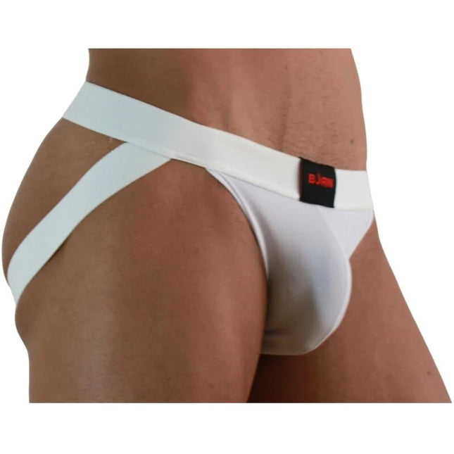BURN - 007 JOCK LYCRA WEISS S - S