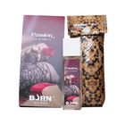 Klar glasflasche mit passion eau de parfum von born woman mit weißem deckel und etikett in 20 ml größe