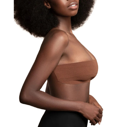 BYE-BRA - BODY CINTA 5 M X 6.5 CM + 3 PARES DE PEZONERAS MARRON - BH Accessories