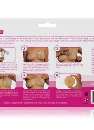 BYE-BRA - BRUSTVERBESSERUNG + SILIKON NIPPELABDECKUNGEN CUP F/H - Nippelcover