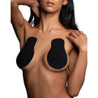 Black adhesive breast pads by bye bra brustverstärker push-up tela schwarz größe xl for discreet support