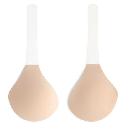 Beige silicona adhesiva elevadores esculpidores bye-bra copa c con los aplicadores blancos para usar después de cada uso