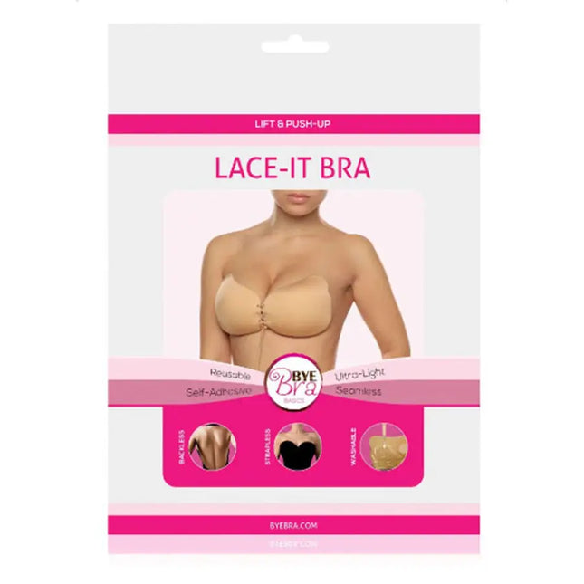 BYE-BRA - LACE-IT ENHANCEMENT PUSH-UP SCHWARZ CUP B - BH