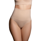 Beige nahtloser high waist shapewear tanga von bye-bra in größe s für glatte silhouette