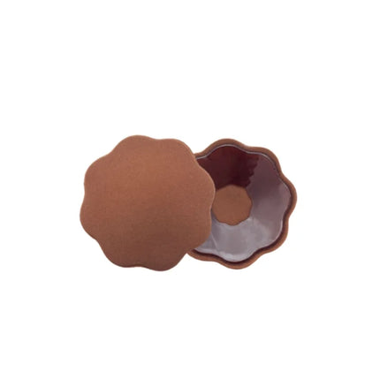 BYE-BRA - PEZONERAS REUTILIZABLES 2 UDS MARRON - Nippelcover