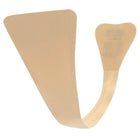 Beige bye-bra tanga adhesivo con tiras de gel de silicona diseño en v para soporte delantera y trasera talla única