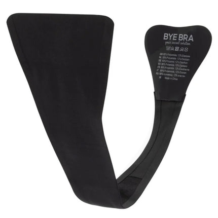 Bye-bra tanga adhesivo negro talla única con tiras de gel de silicona para delantera y trasera suave y minimalista