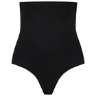 Black high-waisted seamless bye-bra bodysuit con tejido de tacto suave y tira de silicona talla xl