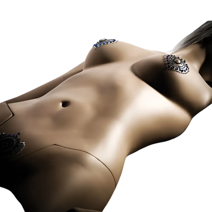 BIJOUX - INDISCRETS INTIMSCHMUCK BLAU UND GRÜN - Körperschmuck