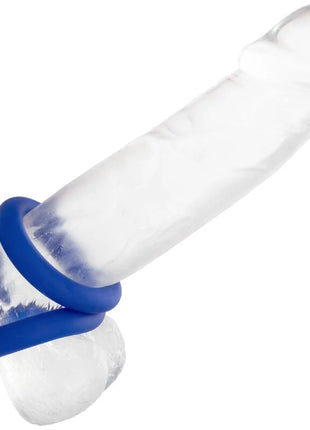 CALEXOTICS - ADMIRAL COCK RING SET BLAU - Penisring ohne Vibration