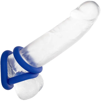 CALEXOTICS - ADMIRAL COCK RING SET BLAU - Penisring ohne Vibration