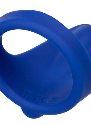Calexotics admiral dammmassager blau blaues silikonring mit konisch zulaufendem ende, ergonomisches design