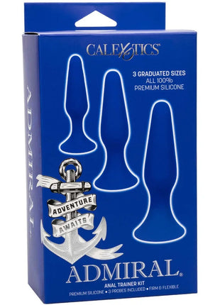 CALEXOTICS - ADMIRAL KIT 3 ANALPLUG BLAU - Analplug