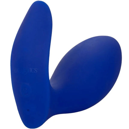Calexotics admiral rimming prostata-stimulator und vibrator blau aus silikon mit ergonomischem design