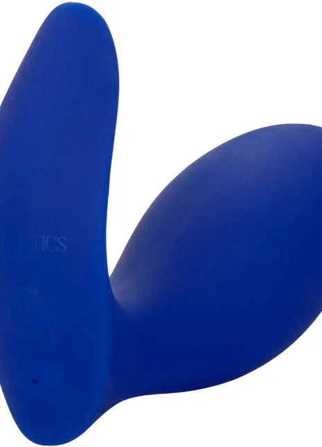 Calexotics admiral rimming prostata-stimulator und vibrator blau aus silikon mit ergonomischem design