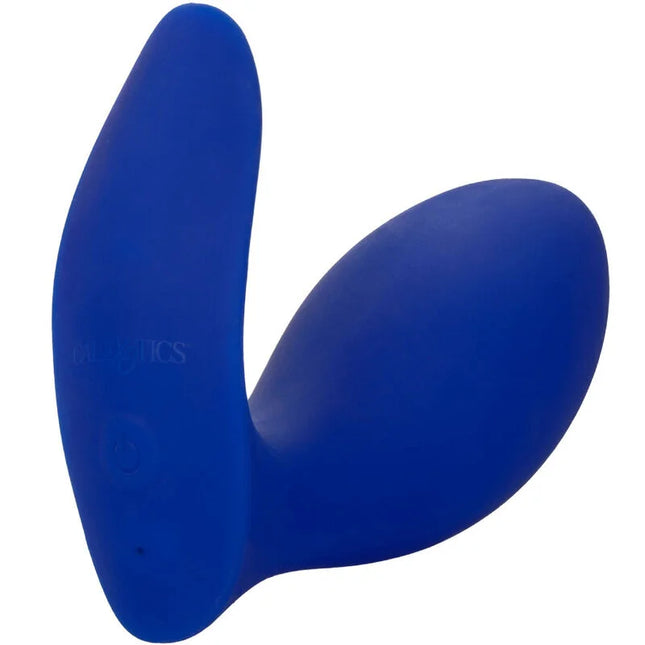 Calexotics admiral rimming prostata-stimulator und vibrator blau aus silikon mit ergonomischem design