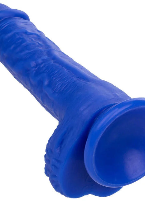 CALEXOTICS - ADMIRAL SAILOR REALISTISCHER DILDO-VIBRATOR BLAU - Vibratoren mit Saufnapf