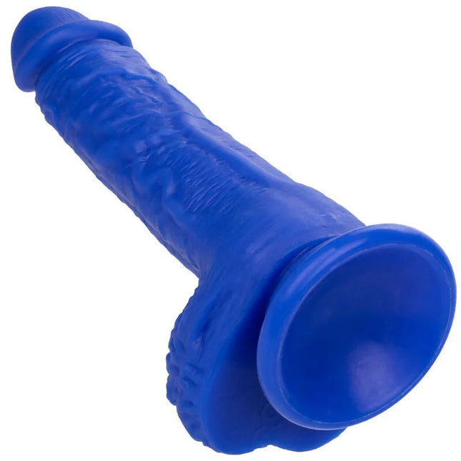 CALEXOTICS - ADMIRAL SAILOR REALISTISCHER DILDO-VIBRATOR BLAU - Vibratoren mit Saufnapf