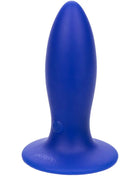 Calexotics admiral torpedo anal plug vibrator aus blauem silikon mit glatter oberfläche und integriertem powerknopf
