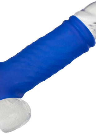 CALEXOTICS - ADMIRAL WAVE PENIS COVER FLÜSSIGES SILIKON BLAU - Penishülle