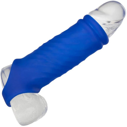 CALEXOTICS - ADMIRAL WAVE PENIS COVER FLÜSSIGES SILIKON BLAU - Penishülle