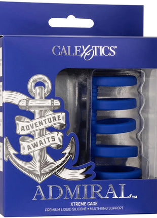CALEXOTICS - ADMIRAL XTREME CAGE BLAU - Keuschheitsringe