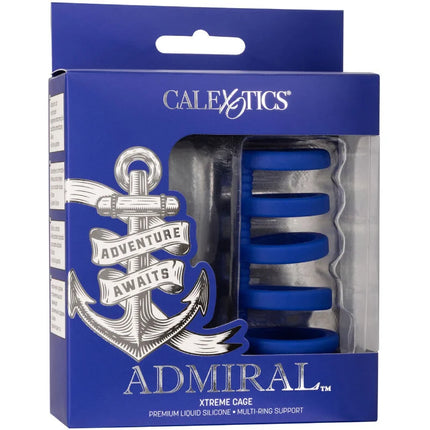 CALEXOTICS - ADMIRAL XTREME CAGE BLAU - Keuschheitsringe
