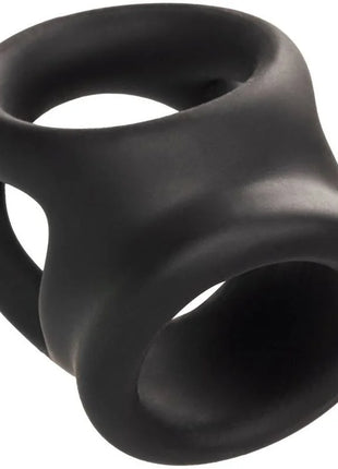 CALEXOTICS - ALPHA DUAL CAGE RING SCHWARZ - Penisring ohne Vibration