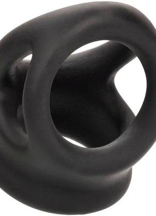 CALEXOTICS - ALPHA DUAL CAGE RING SCHWARZ - Penisring ohne Vibration