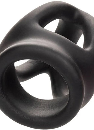 CALEXOTICS - ALPHA DUAL CAGE RING SCHWARZ - Penisring ohne Vibration