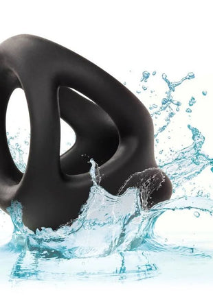CALEXOTICS - ALPHA DUAL CAGE RING SCHWARZ - Penisring ohne Vibration