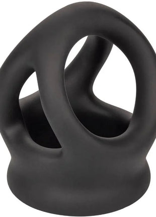 CALEXOTICS - ALPHA DUAL CAGE RING SCHWARZ - Penisring ohne Vibration