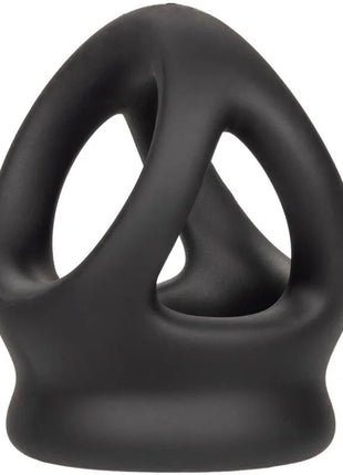 CALEXOTICS - ALPHA DUAL CAGE RING SCHWARZ - Penisring ohne Vibration