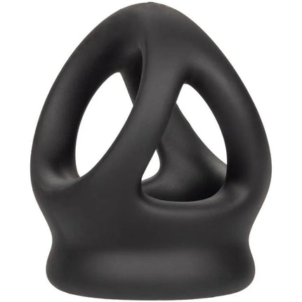 CALEXOTICS - ALPHA DUAL CAGE RING SCHWARZ - Penisring ohne Vibration