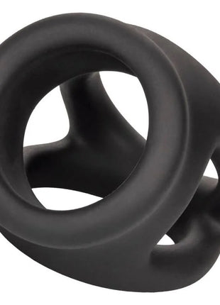 CALEXOTICS - ALPHA DUAL CAGE RING SCHWARZ - Penisring ohne Vibration