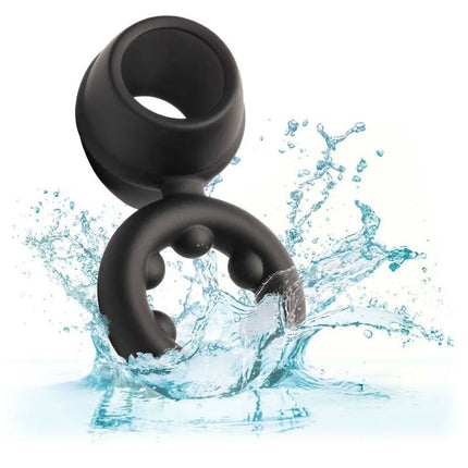 CALEXOTICS - ALPHA DUAL MAGNUM RING SCHWARZ - Penisring ohne Vibration