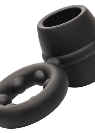 CALEXOTICS - ALPHA DUAL MAGNUM RING SCHWARZ - Penisring ohne Vibration