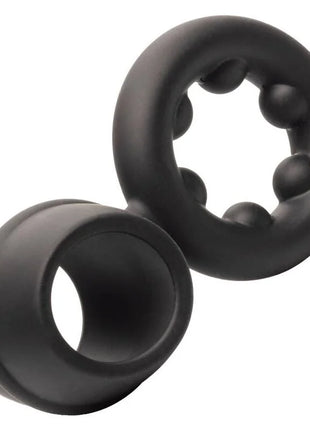 CALEXOTICS - ALPHA DUAL MAGNUM RING SCHWARZ - Penisring ohne Vibration