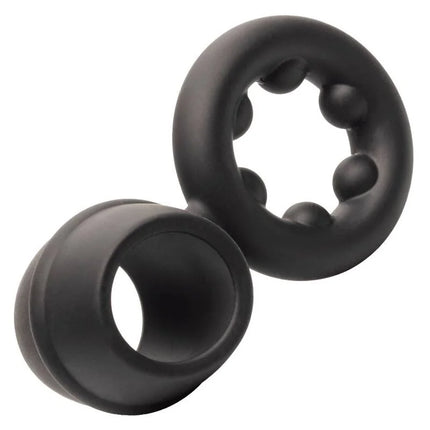 CALEXOTICS - ALPHA DUAL MAGNUM RING SCHWARZ - Penisring ohne Vibration